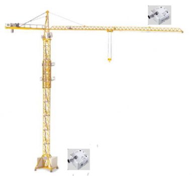 Měření náklonu pro zajištění maximální stability.