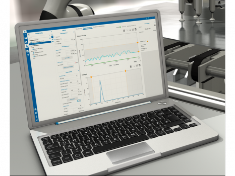 IO-link rozhraní umožňuje získávat důležitá procesní data pro optimalizaci výrobního procesu.