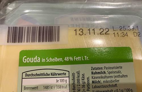 Dotisk 1D kódů na transparentní obaly technologií REA JET HR wet-on-wet.
