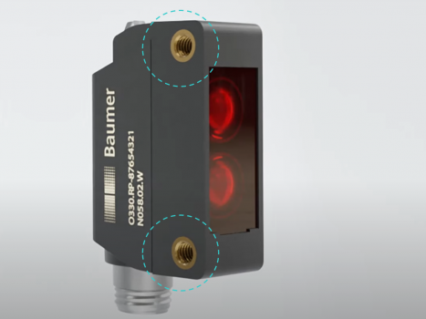 Robustní pouzdro M3 s mosazným závitem pro snadné uchycení.