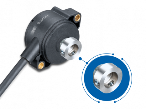 Magnetický rotor se stavěcím šroubem pro standardní hřídele.