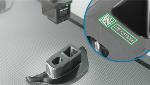 Ověřování správnosti v montážních procesech načítáním identifikačních kódů z jednotlivých dílů.