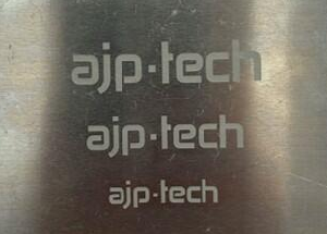 Ukázka značení hliníku.