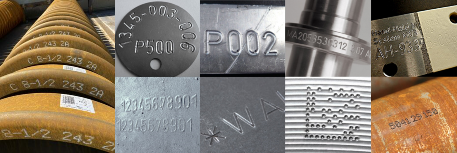 Ukázka trvalé i dočasné identifikace kovových dílů moderními značicími technologiemi REA JET a MARKATOR.