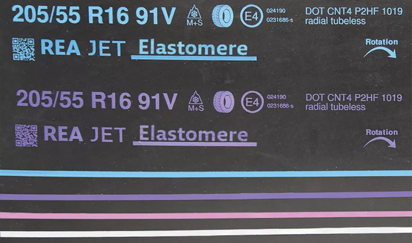 Vynikající kontrast na světlých i tmavých materiálech zajišťuje perfektní čitelnost značení.