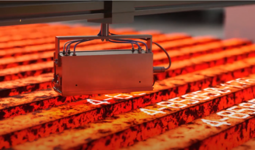 Značení žhavých materiálů speciálními inkousty a technologií REA JET ST.