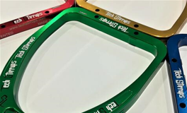 Bílé značení hliníku.