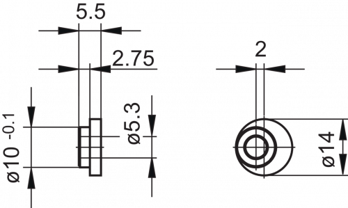 Z119006-MZ-X-01.png - Eccentric fixing, single (Z 119.006)