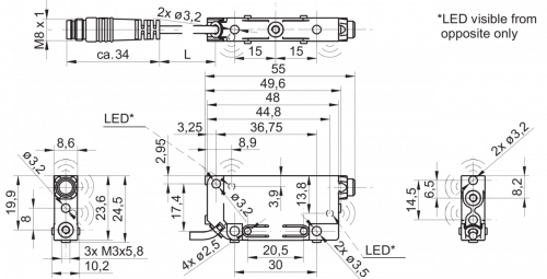 2293-UxCK_09_KS35A.png - UNCK 09T9114/KS35A - Ultrasonic distance measuring sensors
