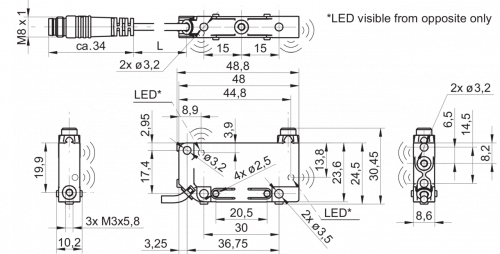2298-UxDK_09_KS35A.png - UNDK 09T9114/KS35A - Ultrasonic distance measuring sensors