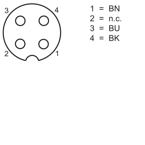 Zchn-5819-9.png - ESG 34SH0500 - Connector M12, 3 pin, straight, 5 m