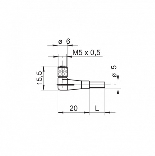 2429-ESW_05S.png - ESW 05SP0500 - Connector M5, 3 pin, angular, 5 m