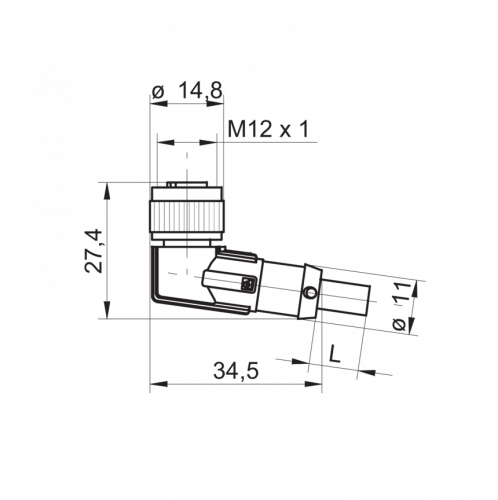 2554-ESW_33SH.png - ESW 33SH1000 - Connector M12, 3 pin, angular, 10 m