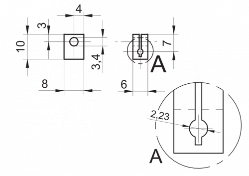 2511-10119911.png - Mounting bracket Ø 2.2 mm - Mounting bracket Ø 2,2 mm