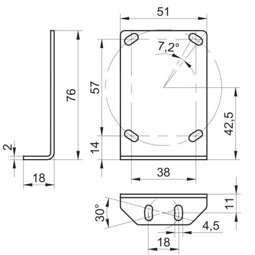 2416-11010227.png - Mounting bracket OxDM 20 - Mounting bracket OxDM 20