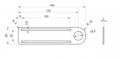 3986-ZADAP-M18.STANDARD.png - ZADAP-M18.STANDARD - Mounting bracket series 18