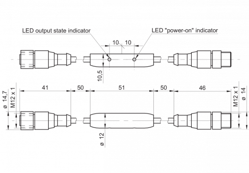 1517-P_N_Converter_ESG34S.png - ZCONV-ALL.POLM12 - Converter PNP/NPN - M12 x 1