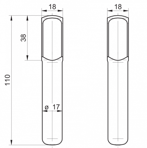 2526-FTDR_017W035.png - FTDR 017W035 - Stainless steel reflector for SmartReflect in hygiene design