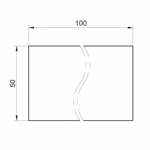 Zchn-0115-0100.png - Z-FTDF 050I0100 - Reflective tape rectangular 50 x 100 mm