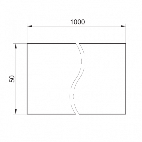 Zchn-0115-1000.png - Z-FTDF 050K1000 - Reflective tape rectangular 50 x 1000 mm