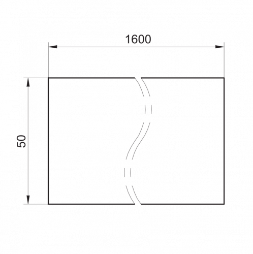 Zchn-0115-1600.png - Z-FTDF 050I1600 - Reflective tape rectangular 50 x 1600 mm