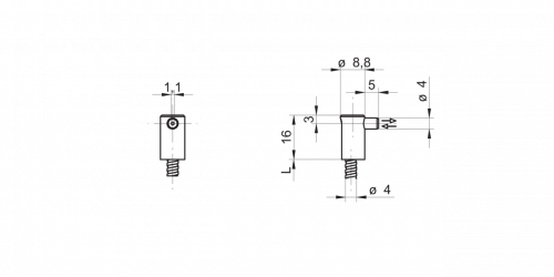 3959-FUF_xxxB4006.png - FUF 025B4006 - Glass fiber optic cable