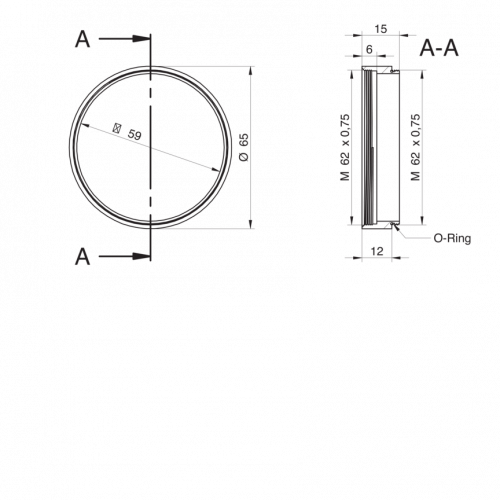11185375.png - Tube Module 12 mm M62 hard anodized