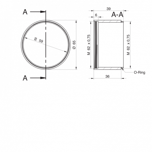 11198906.png - Tube Module 36 mm M62 hard anodized