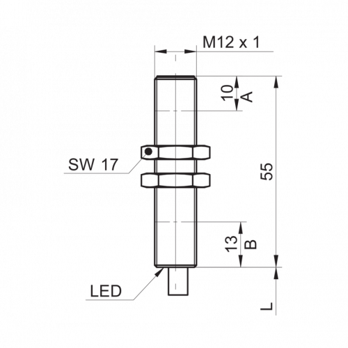 3966-IR12V.Pxxx-F55.xxxx.9BCU.png - IR12V.P04S-F55.NO1Z.9BCU/E011 - Inductive proximity switch - designed for reliability