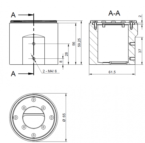 11207845.png - Housing base set A VCXG.I r IP65/67 HA
