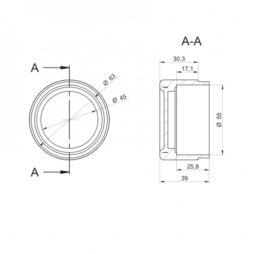 11208732.png - Tube M60 V4A IP69K Acryl