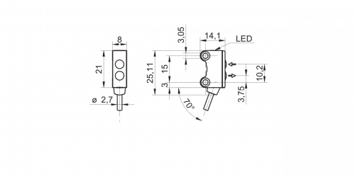 4309-O200_GR-xxxoT.xxxx.png - O200.GR-GD1E.72CV/T007 - Diffuse sensors with background suppression - miniature