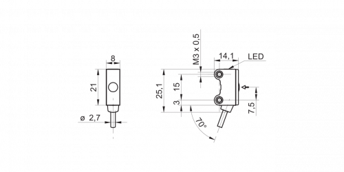 4328-O200_ER-xxxoT.xxxx_H006.png - O200.ER-PV1Z.72CV/H006 - Through beam sensors - miniature