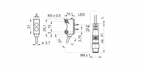4357-O200_GR-xxxoT.xxNx_H006.png - O200.GR-GD1E.72NV/H006_T007 - Diffuse sensors with background suppression - miniature