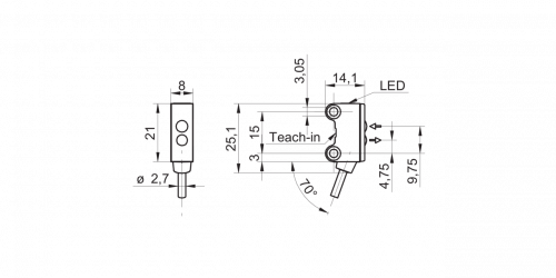 4301-O200_GR.F-xxxmT.xxxx.png - O200.GR.F-GW1J.72CV/E026 - Diffuse sensors with background suppression - miniature