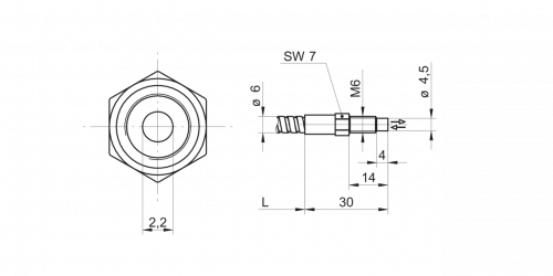 3830-FUF_xxxA1001.png - FUF 050A1003 - Glass fiber optic cable