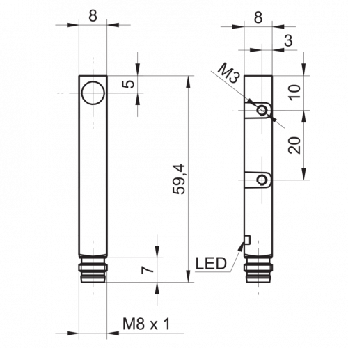 3015-IFFM_08xxx01_O1S35L_G2.png - IFFM 08P1701/O1S35L - Inductive proximity switch - miniature