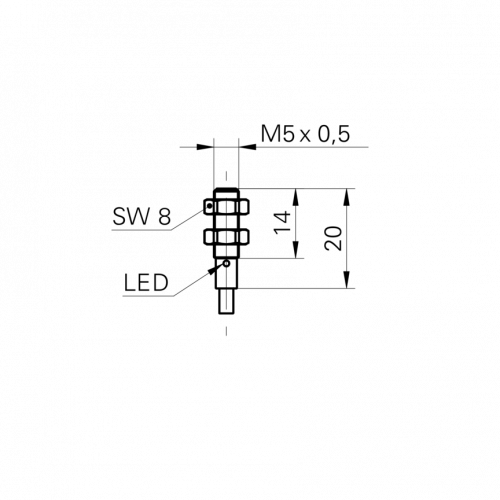 0981-IFRM_05xxxA3_L.png - IFRM 05N37A3/PL - Inductive proximity switch - subminiature