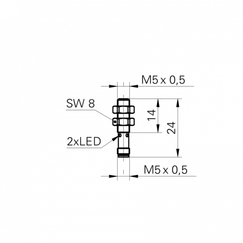 0975-IFRM_05xxxA3_S05L.png - IFRM 05N17A3/S05L - Inductive proximity switch - subminiature