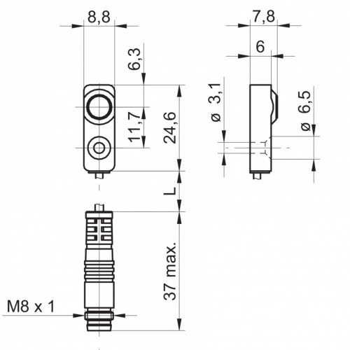4774-IF08.xxxx-Q25.xxxx.7VNx.png - IF08.D03L-Q25.GP1I.7VNU - Inductive distance sensors - miniature