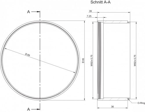 11704394.png - Tube Module 36 mm M92 hard anodized
