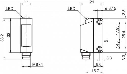 O330.TP_plug_sleeve.png - O330.TP-ZZZZZ.72N - Through beam sensors - miniature