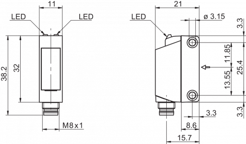 O330.EP_plug_sleeve.png - O330.EP-PDPVZ.72N - Through beam sensors - miniature
