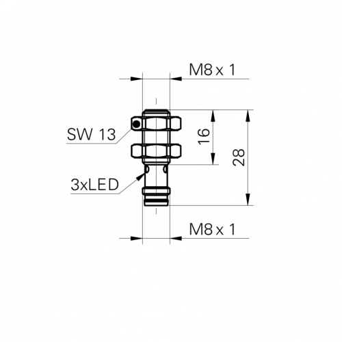 0978-IFRM_08xxxA5_S35L.png - IFRM 08P17A5/S35L - Inductive proximity switch - subminiature