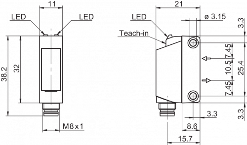O330.GP_plug_sleeve.png - O330.GP-GLZZB.72N - Diffuse sensors with background suppression - miniature