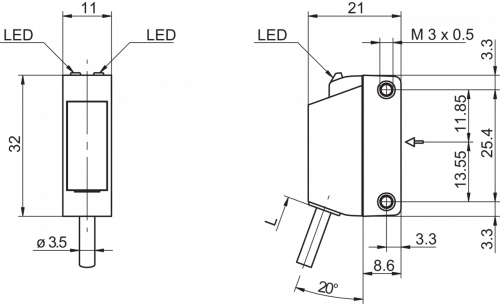 O330.EP_cable_thread.png - O330.EP-GDZZZ.72ZV/H006 - Through beam sensors - miniature