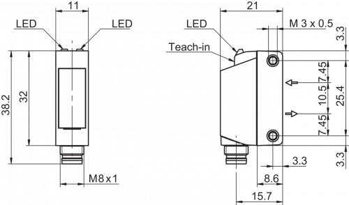 O330.GP_plug_thread.png - O330.GP-GLZZB.72N/H006 - Diffuse sensors with background suppression - miniature