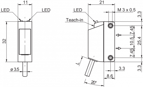 O330.GP_cable_thread.png - O330.GP-GLZZB.72ZV/H006 - Diffuse sensors with background suppression - miniature