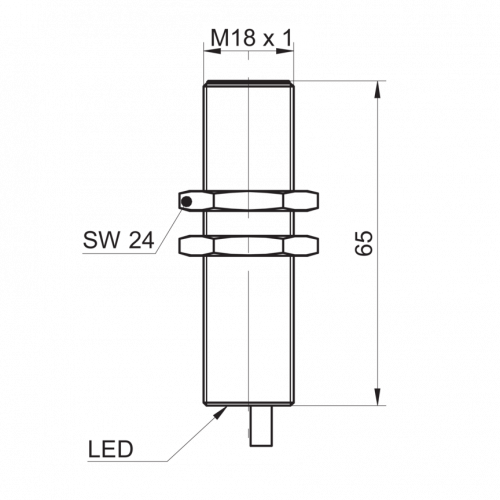 3106-IFRM_18xxxA4_L.png - IFRM 18P17A4/L - Inductive proximity switch - standard