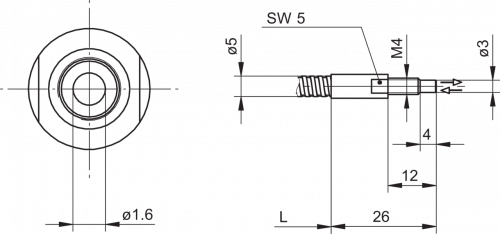 3949-FUF_xxxB1005.png - FUF 025B1005 - Glass fiber optic cable
